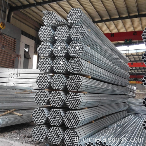 ASTM A53 ZINC Q235 ท่อเหล็กชุบสังกะสี